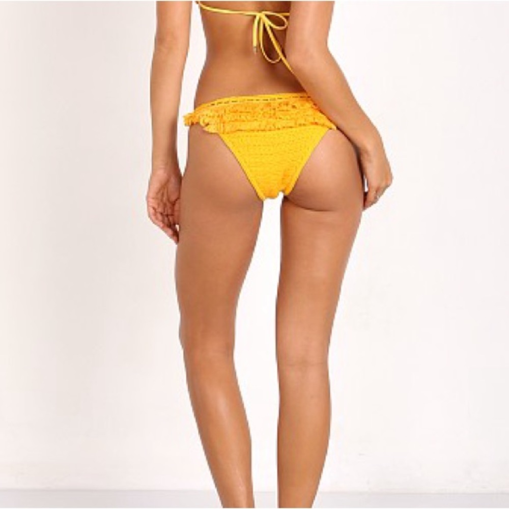 (A11) Suboo Castaway‎ Crochet Bikini Bottom ONLY in PLUM, Size Small, NWT
